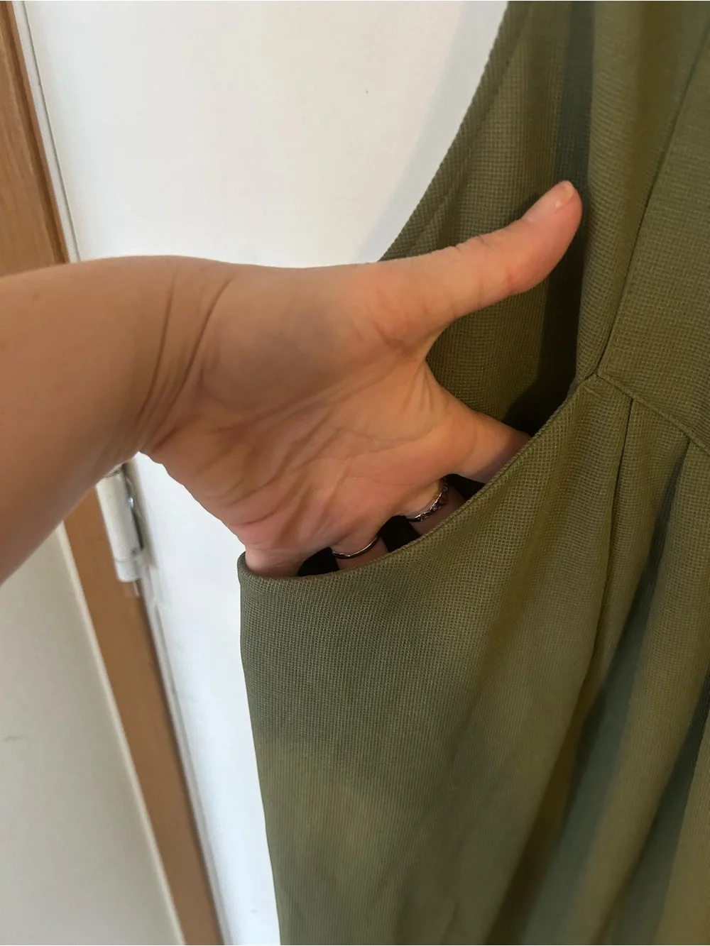 NWOT Halara Large Lodan Green Overall Wide leg Stretchy Comfort